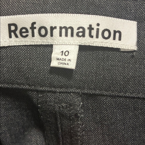Reformation Mason Pants Grey Pants - Picture 4 of 5